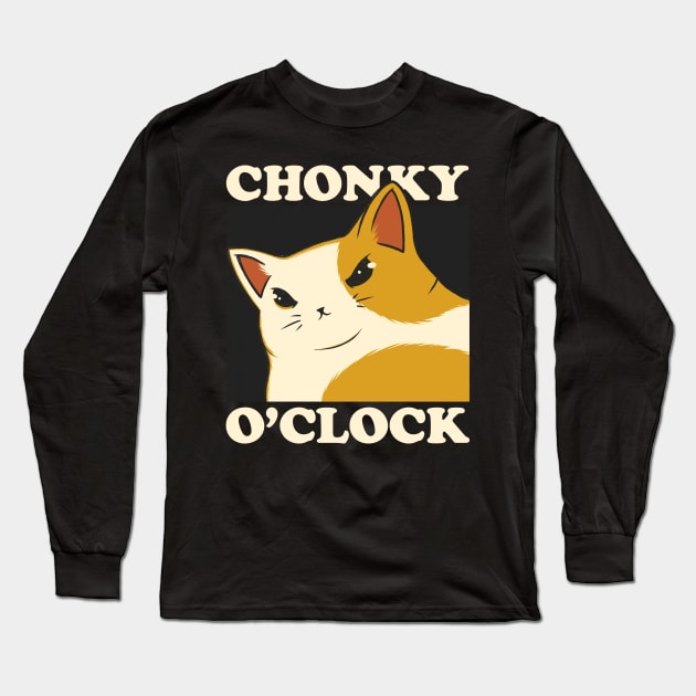 Chonky O'clock Long Sleeve T-Shirt by Rarabeast